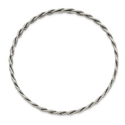 Sterling Silver Antiqued Slip-on Bangle
