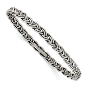 Sterling Silver Antiqued Slip-on Bangle