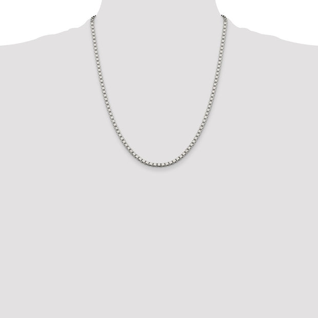 Sterling Silver 3.25mm Box Chain