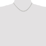 Sterling Silver 2.75mm Beveled Oval Cable Chain