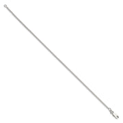 Sterling Silver 1.75mm Curb Chain Anklet