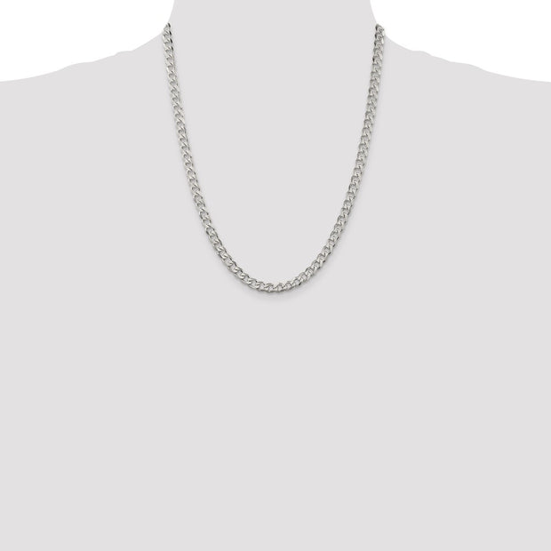 Sterling Silver 5.7mm Curb Chain