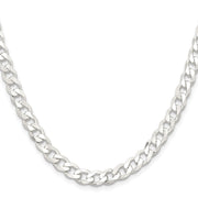 Sterling Silver 6.5mm Curb Chain
