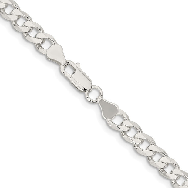 Sterling Silver 6.5mm Curb Chain