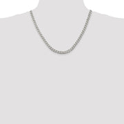 Sterling Silver 6.5mm Curb Chain