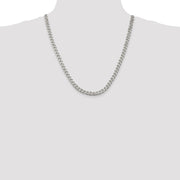 Sterling Silver 6.5mm Curb Chain