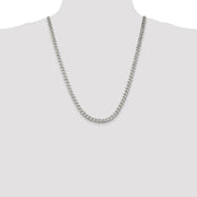 Sterling Silver 6.5mm Curb Chain