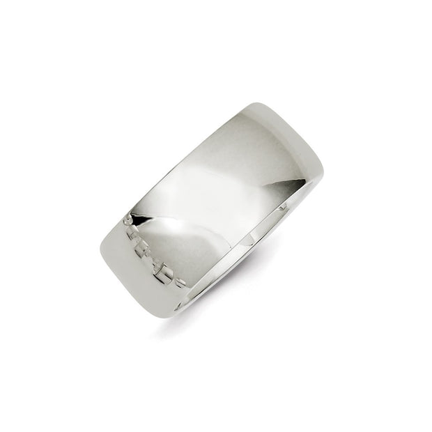 Sterling Silver 10mm Comfort Fit Band