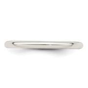 Sterling Silver 2mm Comfort Fit Band