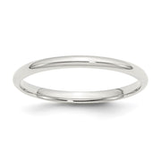 Sterling Silver 2mm Comfort Fit Band