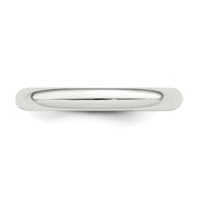 Sterling Silver 3mm Comfort Fit Band