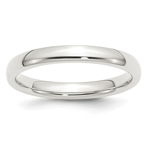 Sterling Silver 3mm Comfort Fit Band