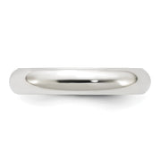 Sterling Silver 4mm Comfort Fit Band
