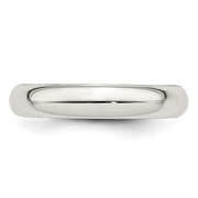 Sterling Silver 4mm Comfort Fit Band