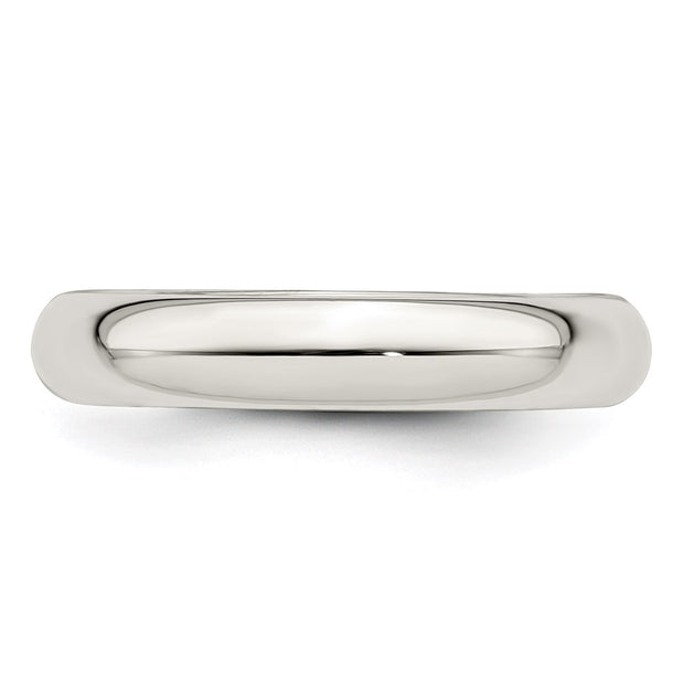 Sterling Silver 4mm Comfort Fit Band