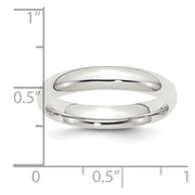 Sterling Silver 4mm Comfort Fit Band