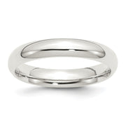 Sterling Silver 4mm Comfort Fit Band