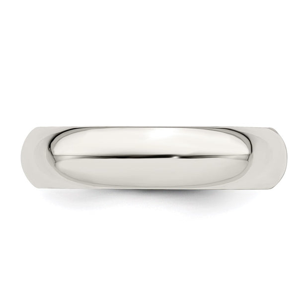 Sterling Silver 5mm Comfort Fit Band