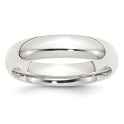 Sterling Silver 5mm Comfort Fit Band