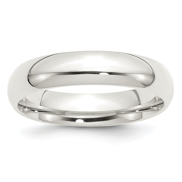 Sterling Silver 5mm Comfort Fit Band