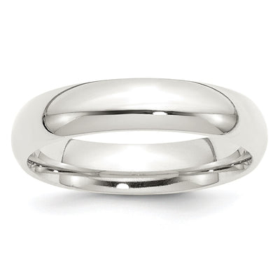Sterling Silver 5mm Comfort Fit Band