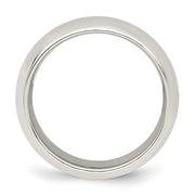 Sterling Silver 7mm Comfort Fit Band