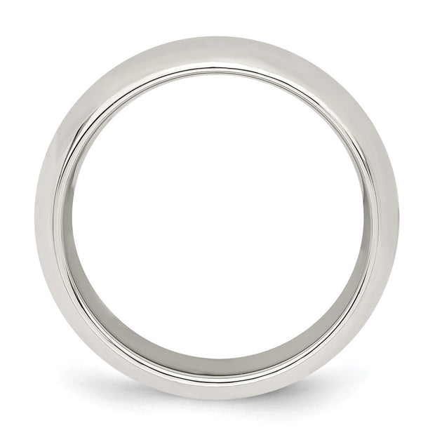Sterling Silver 7mm Comfort Fit Band
