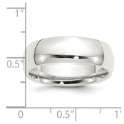 Sterling Silver 7mm Comfort Fit Band