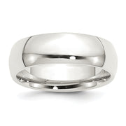 Sterling Silver 7mm Comfort Fit Band