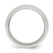 Sterling Silver 8mm Comfort Fit Band