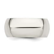 Sterling Silver 9mm Comfort Fit Band