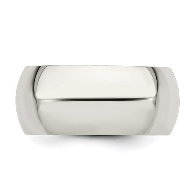 Sterling Silver 9mm Comfort Fit Band