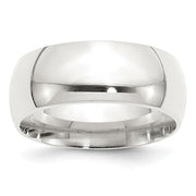 Sterling Silver 9mm Comfort Fit Band