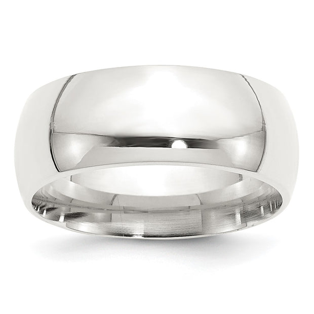 Sterling Silver 9mm Comfort Fit Band