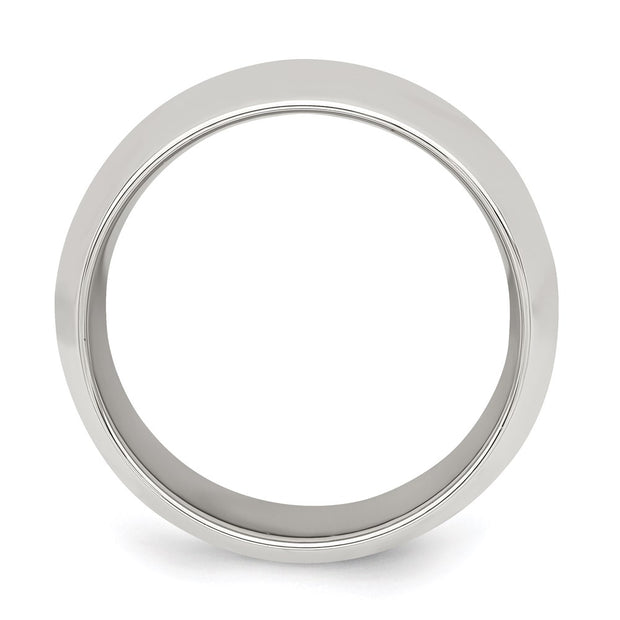 Sterling Silver 10mm Comfort Fit Band