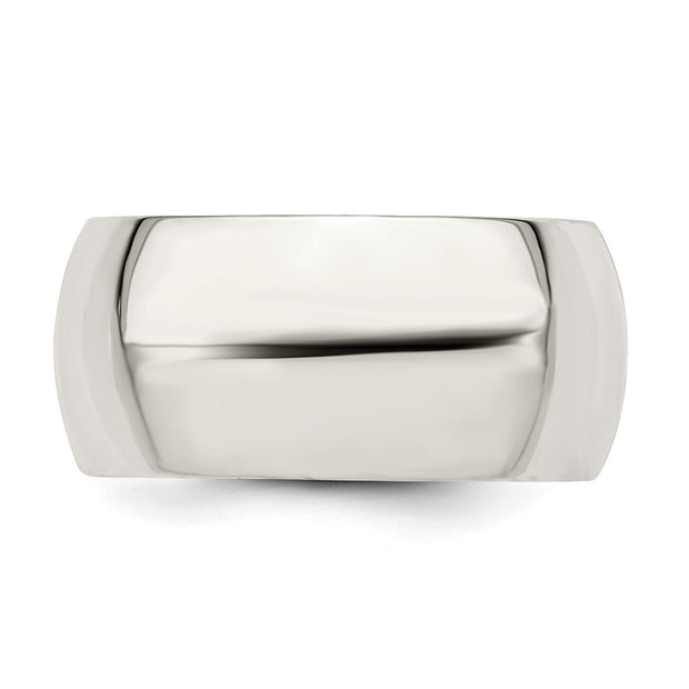 Sterling Silver 10mm Comfort Fit Band