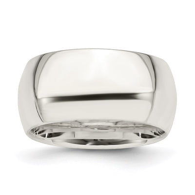 Sterling Silver 10mm Comfort Fit Band