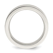 Sterling Silver 5mm Comfort Fit Flat Band