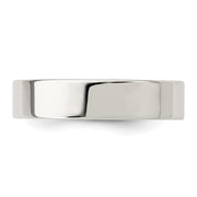 Sterling Silver 5mm Comfort Fit Flat Band