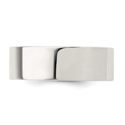 Sterling Silver 7mm Comfort Fit Flat Band