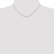 Sterling Silver 1mm Cable Chain