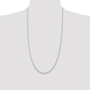 Sterling Silver 2.25mm Cable Chain