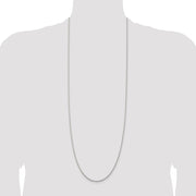 Sterling Silver 2.25mm Cable Chain