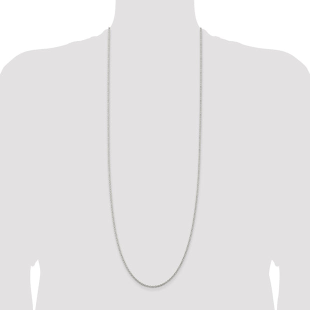 Sterling Silver 2.25mm Cable Chain