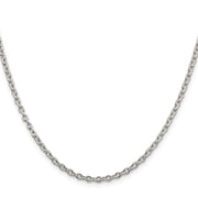 Sterling Silver 2.75mm Cable Chain