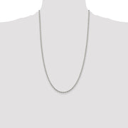 Sterling Silver 2.75mm Cable Chain