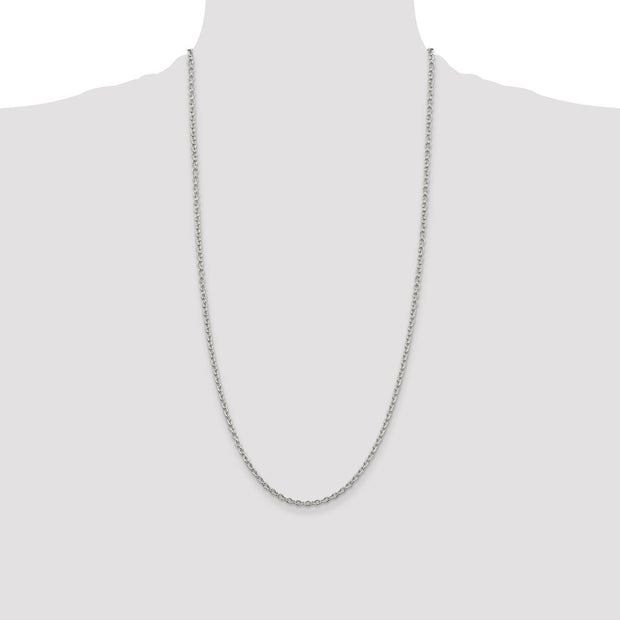 Sterling Silver 2.75mm Cable Chain