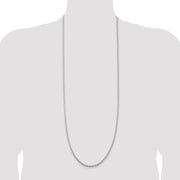 Sterling Silver 3.5mm Cable Chain