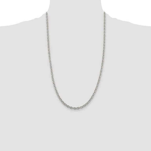 Sterling Silver 4.5mm Cable Chain