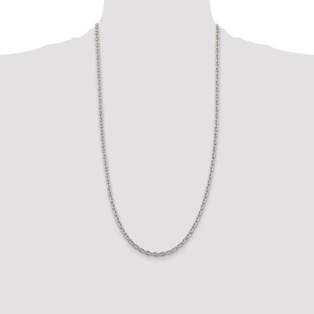 Sterling Silver 4.5mm Cable Chain